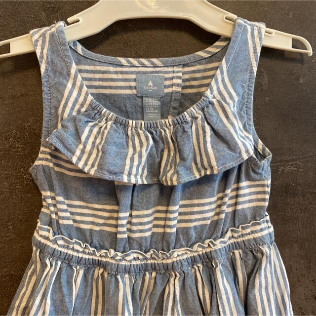 babyGAP(ベビーギャップ)の背中チラ見え♡baby GAP美品ワンピース18M〜24M キッズ/ベビー/マタニティのベビー服(~85cm)(ワンピース)の商品写真