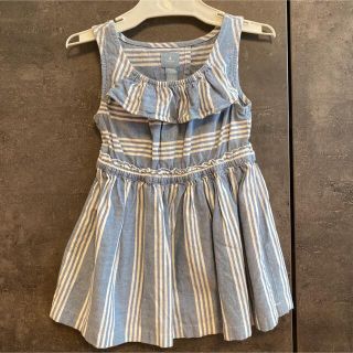 ベビーギャップ(babyGAP)の背中チラ見え♡baby GAP美品ワンピース18M〜24M(ワンピース)