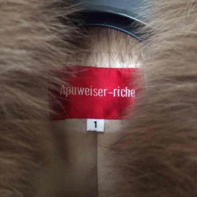 Apuweiser-riche(アプワイザーリッシェ)のアプワイザーリッシェ ダンドールコート レディースのジャケット/アウター(毛皮/ファーコート)の商品写真