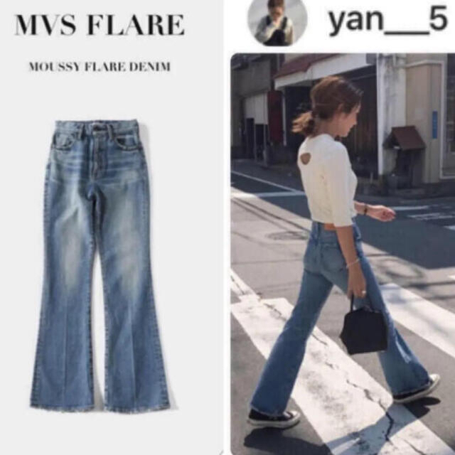 moussy - 新品タグ付き♡MOUSSY MVS flare♡フレアデニムの通販 by n&k ...