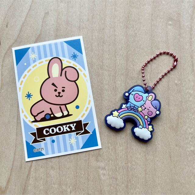 BT21 COOKY MANG ラバーマスコット デコステッカー 2点セット エンタメ/ホビーのおもちゃ/ぬいぐるみ(キャラクターグッズ)の商品写真