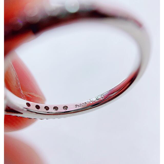 ★1.20ct★✨ピンクサファイア&0.60ctダイヤモンドプラチナリング指輪