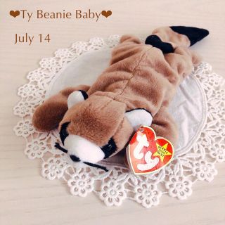 タグ付き*Ty Beanie Baby*July 14/ Ringo(ぬいぐるみ)