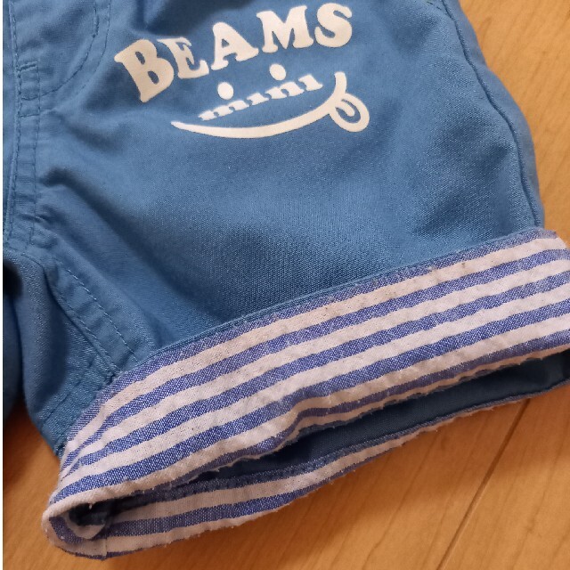BEAMS(ビームス)のサイズ 90cm BEAMS　mini ハーフパンツ キッズ/ベビー/マタニティのキッズ服男の子用(90cm~)(パンツ/スパッツ)の商品写真