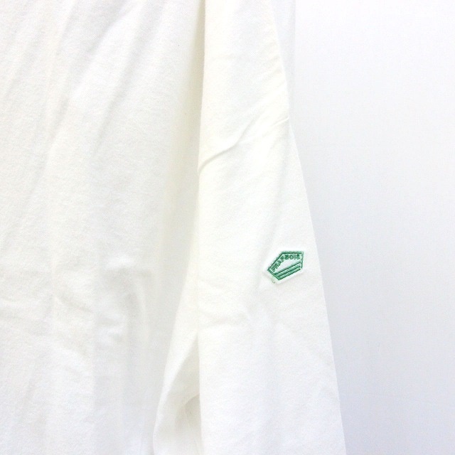 FRAPBOIS(フラボア)のフラボア FRAPBOIS Tシャツ カットソー ワイドシルエット 長袖 1 白 レディースのトップス(Tシャツ(長袖/七分))の商品写真
