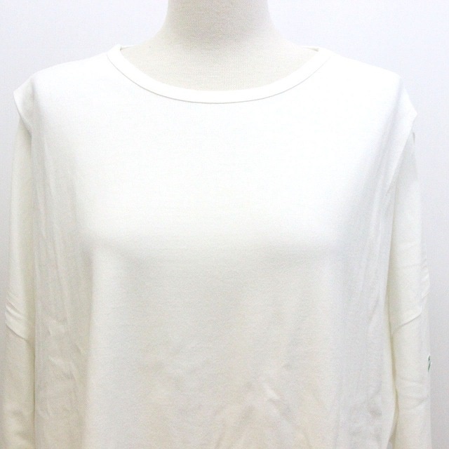 FRAPBOIS(フラボア)のフラボア FRAPBOIS Tシャツ カットソー ワイドシルエット 長袖 1 白 レディースのトップス(Tシャツ(長袖/七分))の商品写真