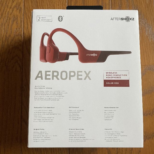 AfterShokz  Aeropex(ソーラーレッド) 骨伝導ワイヤレスヘッドホン AFT-EP-000014  1個 送料無料 - 3