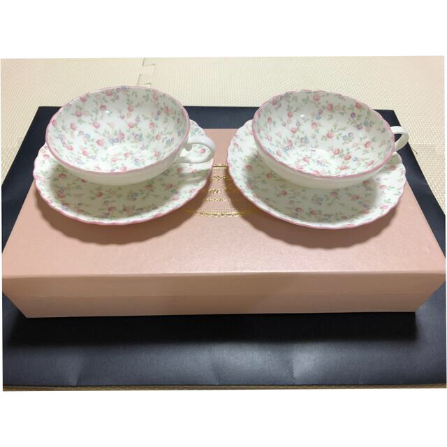 【未使用】Noritake ボーンチャイナ カップ ソーサー（碗皿ペアー）セット
