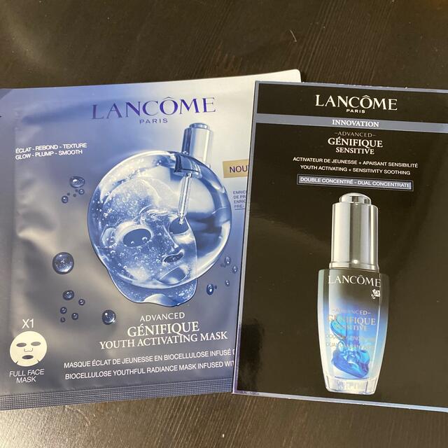 LANCOME(ランコム)の【てつさま】ランコム バイオセルロースマスク デュアルコンセントレート セット コスメ/美容のスキンケア/基礎化粧品(パック/フェイスマスク)の商品写真