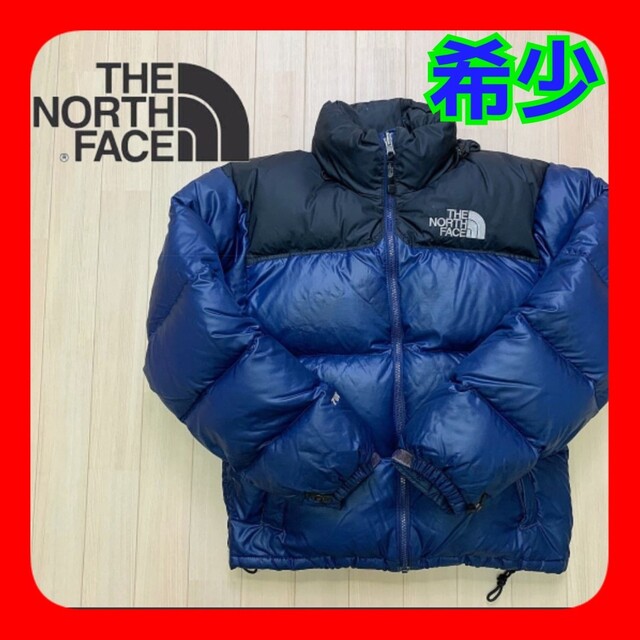 希少 海外モデル The North Face ダウンジャケット ネイビー S