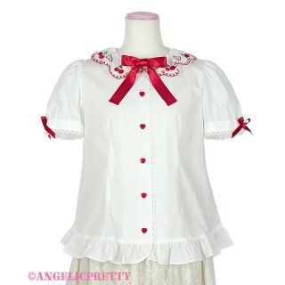 アンジェリックプリティー(Angelic Pretty)のAngelic Pretty Cherry Collarブラウス(シャツ/ブラウス(半袖/袖なし))