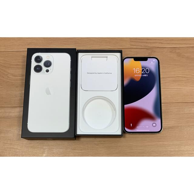 安心発送】 【中古美品】iPhone 13 Pro 128GB シルバー SIMフリー