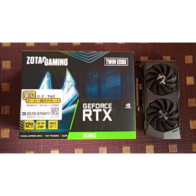 ZOTAC GAMING GeForce RTX 3060 Twin Edge 激安通販専門店 PC