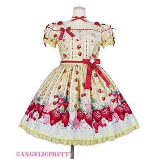 アンジェリックプリティー(Angelic Pretty)のAngelic Pretty Little Bunny Strawberry(ひざ丈ワンピース)