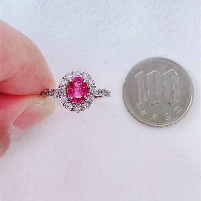 ★1.372ct★✨ルビー&0.65ctダイヤモンドプラチナリング指輪 レディースのアクセサリー(リング(指輪))の商品写真