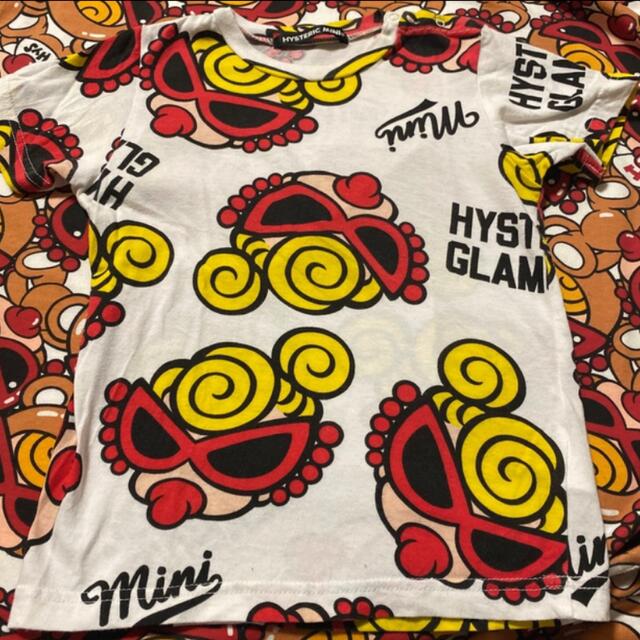 HYSTERIC MINI(ヒステリックミニ)のフェイス❤️ キッズ/ベビー/マタニティのキッズ服女の子用(90cm~)(Tシャツ/カットソー)の商品写真