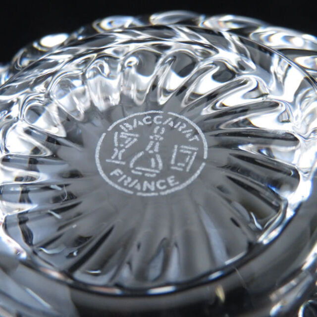 Baccarat - バカラ ボリュート トレイ 8cmプレート 灰皿 Baccarat - バカラ ボリュート トレイ 8cmプレート 灰皿