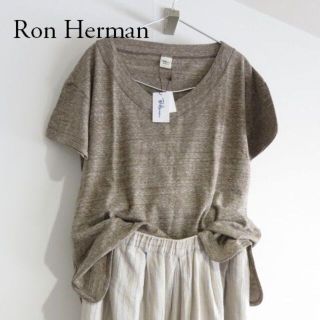 ロンハーマン(Ron Herman)の新品 Ron Herman ロンハーマン Tシャツ　霜降り　ゆったり目　茶　S(Tシャツ(半袖/袖なし))