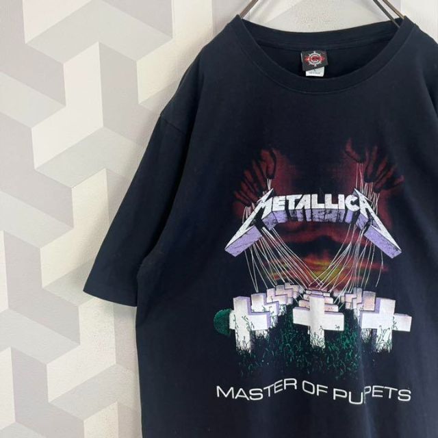 【メタリカ】サイズL バンドTシャツ 黒ブラック ロック metallica