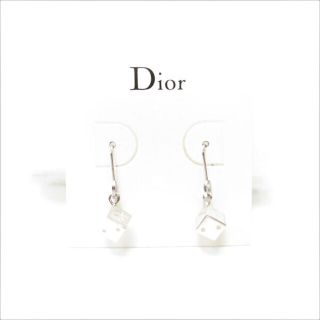 ディオール(Dior)のディオール ピアス シルバー系 金属素材×ストーン ダイス AU523C(ピアス)