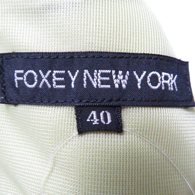 FOXEY フォクシー ワンピース グリーン系 40 AM3086A25 2