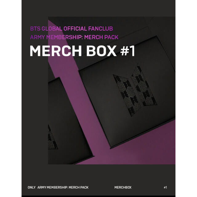 BTS MERCH BOX #1 新品未使用品　抜け無し