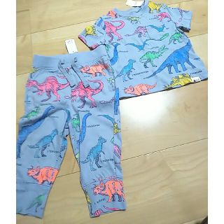 ベビーギャップ(babyGAP)の新品上下 80cm ベビーギャップ セットアップ Tシャツ(シャツ/カットソー)