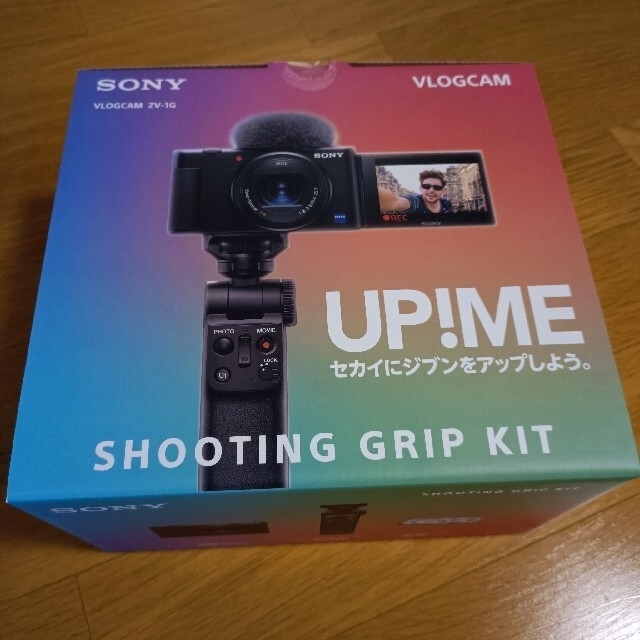 SONY(ソニー)のSONY ZV-1G VLOGCAM SHOOTINGGRIPKIT  ホワイト スマホ/家電/カメラのカメラ(コンパクトデジタルカメラ)の商品写真