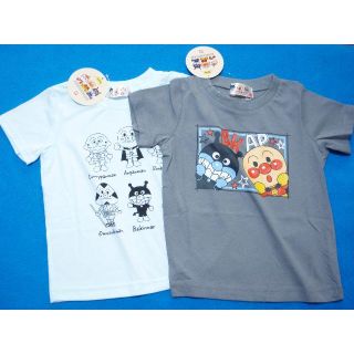 アンパンマン(アンパンマン)の新品　95cm　アンパンマン　男の子半袖Tシャツ2枚セット　のぞいて・6キャラ(Tシャツ/カットソー)