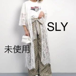 スライ(SLY)のタグ付き　SLY  レース　ガウン(カーディガン)