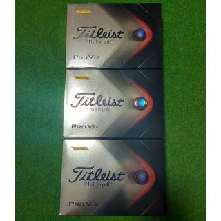 タイトリスト(Titleist)のタイトリスト  PRO V1X  イエロー  ゴルフボール 3ダース(クラブ)