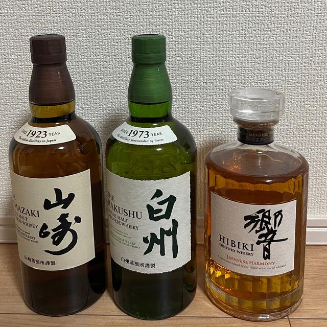 サントリーウィスキー　山崎　白州　響JH 食品/飲料/酒の酒(ウイスキー)の商品写真