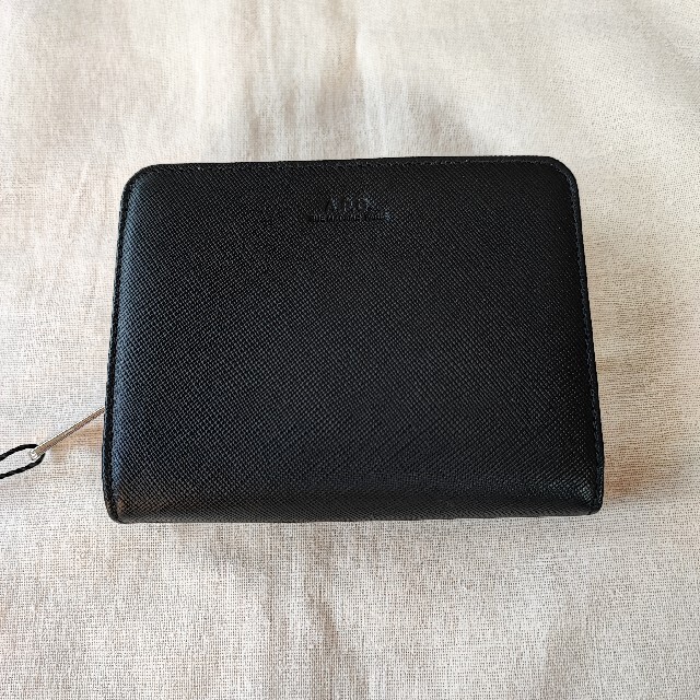 A.P.C - 新品☆A.P.Cコンパクトウォレット 人気ブラックエンボスレザー