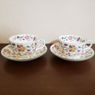 ミントン(MINTON)のミントン ハドンホール カップ&ソーサーペア(グラス/カップ)