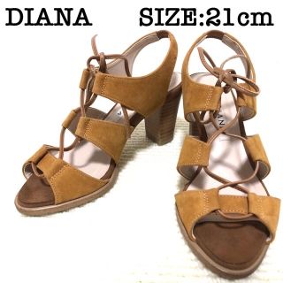 ダイアナ(DIANA)の☆即日発送　美品　DIANA キャメル　ヌバック　サンダル　ミュール(サンダル)