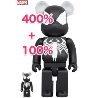 ベアブリック(BE@RBRICK)の新品未開封 BE@RBRICK SPIDER-MAN BLACK COSTUME(その他)