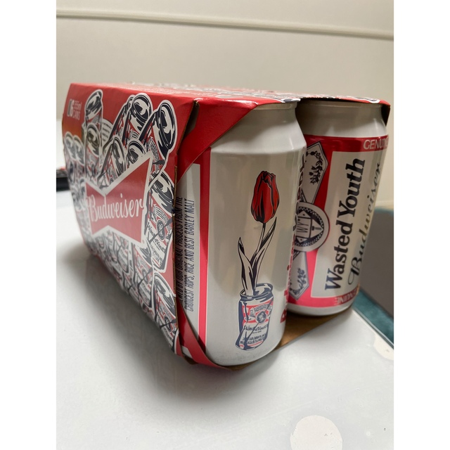 Wasted Youth budweiser girls don't cry  インテリア/住まい/日用品のキッチン/食器(アルコールグッズ)の商品写真