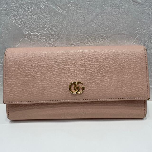 買取り実績 グッチ/GUCCI コンチネンタル・ウォレット 長財布 ピンク