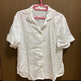 ジーユー(GU)のGU 白シャツ(シャツ/ブラウス(半袖/袖なし))