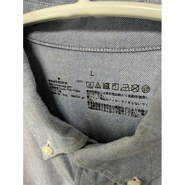 MUJI (無印良品)(ムジルシリョウヒン)のオーガニックコットン洗いざらしオックスボタンダウンシャツ メンズのトップス(シャツ)の商品写真