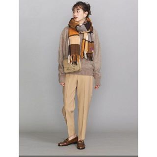 ビューティアンドユースユナイテッドアローズ(BEAUTY&YOUTH UNITED ARROWS)のウールライクハイウエストテーパードパンツ(カジュアルパンツ)