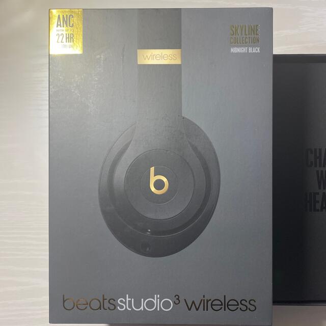 オーディオ機器Beats Studio3  wirelessヘッドフォン ミッドナイトブラック