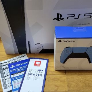 プレイステーション(PlayStation)のSONY 中古 PS5 CFI-1100A01  おまけ 新品コントローラー付き(家庭用ゲーム機本体)