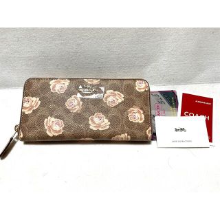 コーチ(COACH)の★新品未使用★ COACH お花柄 長財布 アウトレット31823(財布)