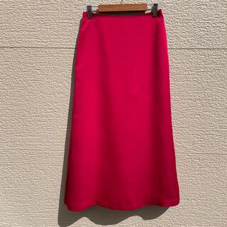 ビューティアンドユースユナイテッドアローズ(BEAUTY&YOUTH UNITED ARROWS)のユナイテッドアローズ　スカート　赤　ピンク　S(ロングスカート)