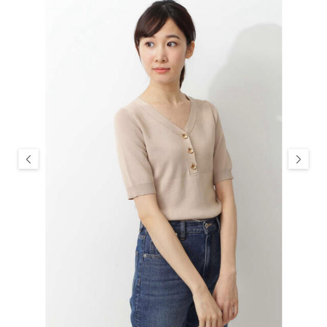 NATURAL BEAUTY BASIC(ナチュラルビューティーベーシック)の★専用★       洗える]サマーコットンベーシックニット レディースのトップス(ニット/セーター)の商品写真