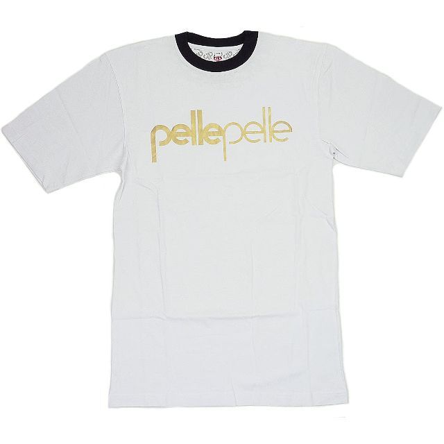 PellePelle ペレペレ ゴールドプリント 半袖Tシャツ L | svetinikole