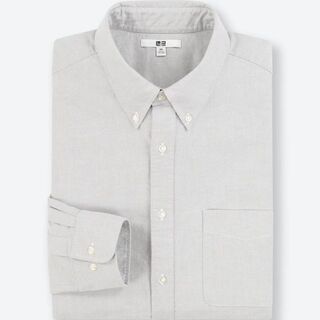ユニクロ(UNIQLO)のUNIQLO ユニクロ オックスフォードシャツ 綿100% L(シャツ)