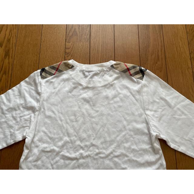 BURBERRY(バーバリー)のバーバリー　Burberry  ロングＴシャツ　カットソー　チェック　130cm キッズ/ベビー/マタニティのキッズ服男の子用(90cm~)(Tシャツ/カットソー)の商品写真