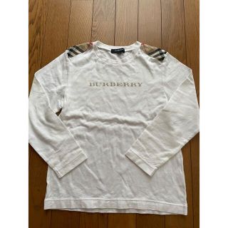 バーバリー(BURBERRY)のバーバリー　Burberry  ロングＴシャツ　カットソー　チェック　130cm(Tシャツ/カットソー)